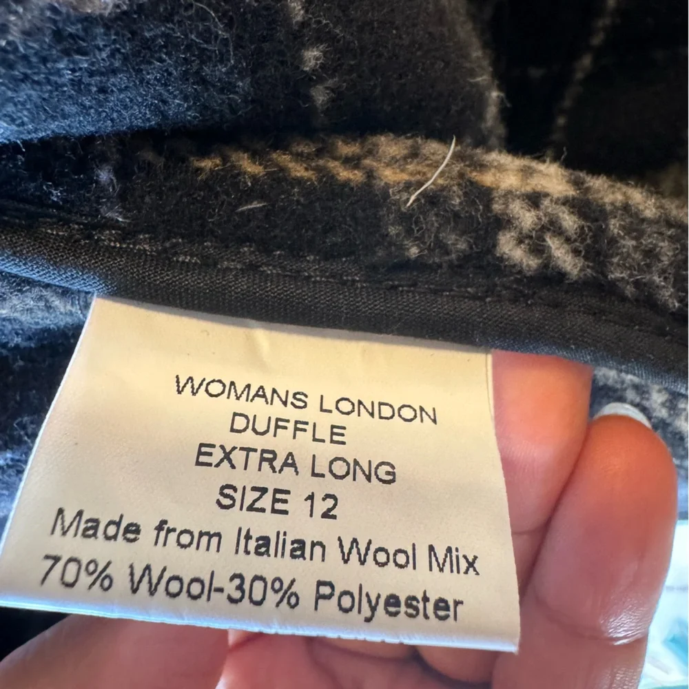 Montgomery Coat Womens Dark Gray Duffle Toggle Parker Winter‎ Coat Size 12